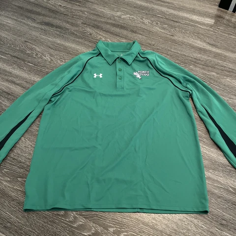 Under Armour UNT North Texas Pullover Shirt Adult Large Long Sleeve Graphic Mens Cover