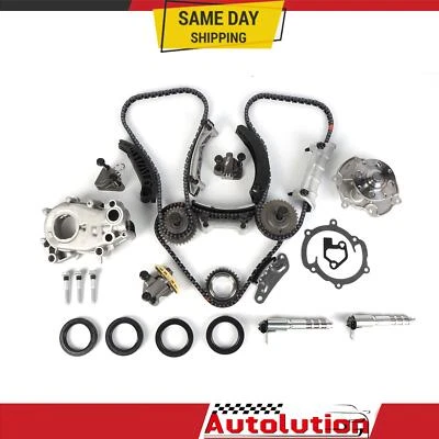 Timing Chain Kit Oil Pump Water Pump VTC Solenoid For Chevrolet GMC Acadia 3.6L - Image 1 of 4