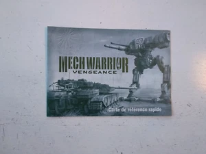 Carte de reference Mechwarrior 4 Vengeance pour Big box PC FR - Imagen 1 de 3
