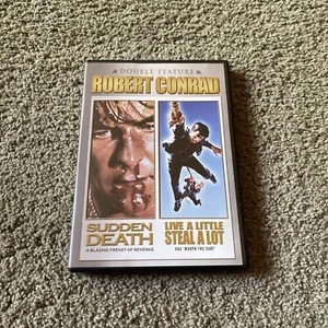 Robert Conrad Double Feature Dvd Sudden Death & Live A Little Steal A Lot - Foto 1 di 4