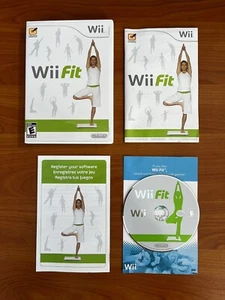 Wii FIT Nintendo Wii KOMPLETT in Original Cover Case Handbuch alle Einlagen Übung - Bild 1 von 6