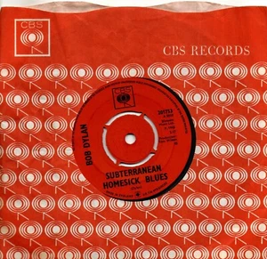 Bob Dylan:Subterranean homesick blues/She belongs to me:UK CBS:1965 - Picture 1 of 2