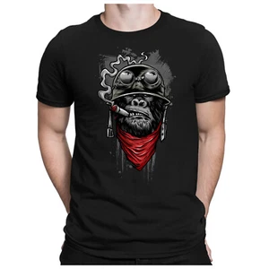 Ape of Duty | Camiseta divertida para hombre | S a 4XL | Gorilla Affe Retro Monkey Vintage - Imagen 1 de 13