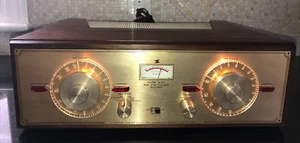 Scott Type 330 AM/FM Binaural Tube Tuner um 1955 Messing Chassis mit Holzgehäuse - Bild 1 von 15