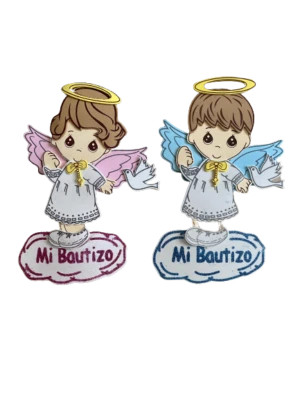 CA CRAFTS N PARTY 10 Mi Bautizo angel girl boy cutouts decor Fomi Recuerdo para Baptism foam sign