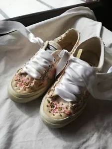Schuhe damen 36, boho, retro Hippi vintage, Umberto Bianchi, Made In Italy - Bild 1 von 15