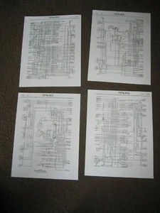 WIRING DIAGRAMS FOR 1976 MG MGB AND 1976 MG MIDGET MODELS - Bild 1 von 1