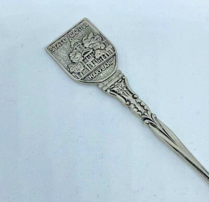 vtg State Capitol Maryland Souvenir Collector Spoon 4.75 in silver made Holland - Picture 1 of 4