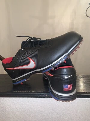 Nike Lucas Glover PE SAMPLE GOLF CLEATS RARE USA Size 14 - Image 1 of 4