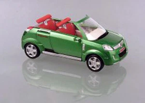 360015 Norev 1:43 Opel Frogster Cabrio  Autosalon Genf 2001 metallic green - Picture 1 of 2