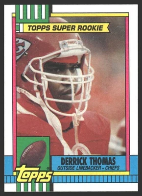 Derrick Thomas #248b 1990 Topps Kansas City Chiefs - Image 1 of 2
