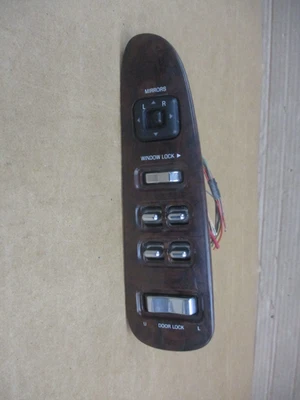 1998-2011 Lincoln Town Car Master Driver Window Switch Mirror Left Woodgrain - Изображение 1 из 4