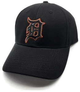 DETROIT TIGERS HAT BLACK MVP MLB BASEBALL TEAM LOGO LICENSED NEW CAP - Picture 1 of 3