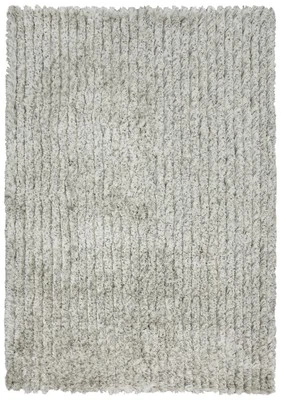 7x10 Rizzy Rugs White Solid Rows Lines Area Rug DRA102 - Aprx 7' 6" x 9' 6" - Image 1 of 2