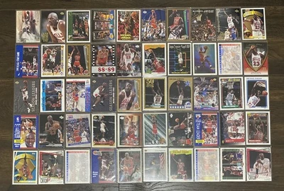 Лот 50 Michael Jordan Assorted Topps Leaders Upper Deck Fleer NBA Hoops MJ - Изображение 1 из 4