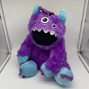 Mochila monstruo de peluche Purple Critter Collection, aproximadamente 13 pulgadas de alto - Imagen 1 de 2