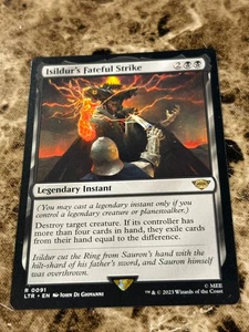 ISILDUR'S FATEFUL STRIKE Magic MTG Herr der Ringe LOTR - Bild 1 von 2