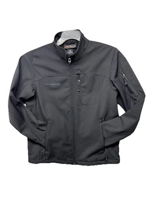 Free Country Men’s Size L Coat Zip Med Weight Lined Jacket Black - Image 1 of 4