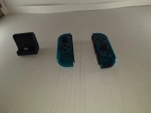 CLEAR Green Custom Nintendo Switch Joy-Cons OEM - HALL EFFECT Sticks - NO DRIFT! - Picture 1 of 7