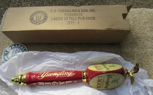 Yuengling Lager 3D Tall Pub Knob Tap Handle New In Box Eagle OnTop Pottsville PA - Picture 1 of 13