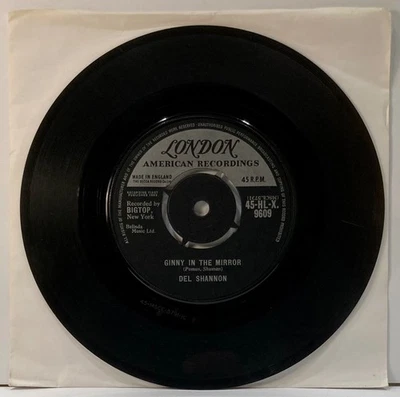 Del Shannon Ginny In The Mirror London 45 1962 - Image 1 of 2