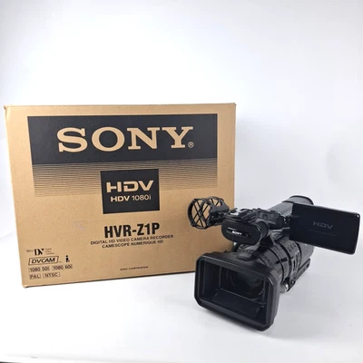 Sony Video Camera HVR-Z1P Digital HD Recorder HDV 1080i DVCAM w/ Accessories Box - Image 1 of 4