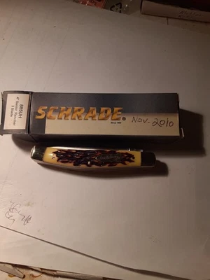 Navaja de Bolsillo Schrade 885UH Tío Henry 4" Tamaño Cerrado Foto 1 de 4