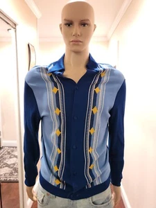 Enrico Felini 1970’s Italian Vintage shirt Men's M Sweater - Picture 1 of 12
