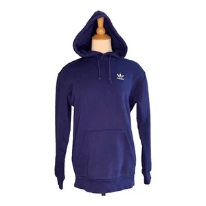 Adidas Primegreen Pullover Hoodie Sweatshirt Sweater Blue XS Trefoil Logo - Picture 1 of 8