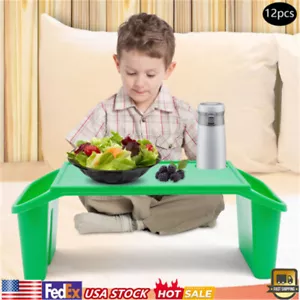 12Pcs Children Kids Lap Desk w/ Side Pockets Multipurpose Activity Dining Table - Picture 1 of 13