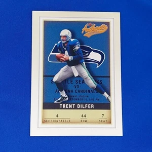 Trent Dilfer Seattle Seahawks 2002 Fleer Authentix Football Card #44 - Picture 1 of 2