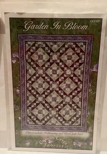 Canyon Creek Fabrics Garden In Bloom CCF137 Wallhanging & Bed Quilt Sizes - Picture 1 of 2