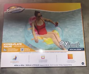 NEU! Swimways Dry Float - Socializer Sonnenaufgang, Luxusliege Float - Bild 1 von 2