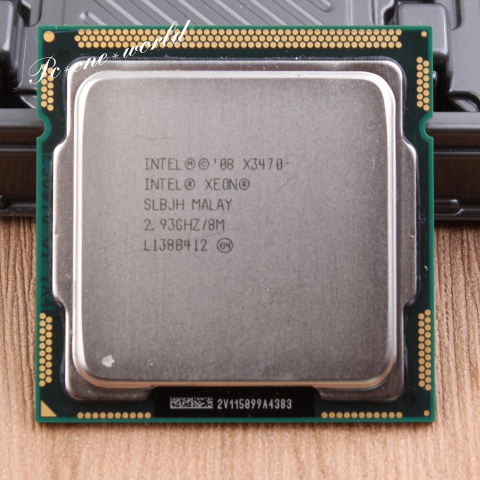100% OK SLBJH Intel Xeon X3470 2.93GHz Processor Socket 1156 CPU 2.5 GT/s DMI - Image 1 of 1