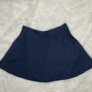 Forever 21 Rock A-Linie leicht Damen großer Reißverschluss hinten blau Junior - Bild 1 von 4