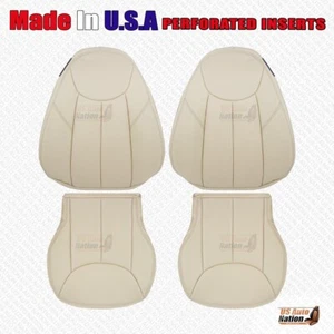 2003 - 2007 Mercedes Benz SL500 SL55 SL600 Driver & Passenger Seat Cover Beige - Picture 1 of 3