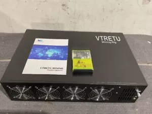 VTRETU 8 GPU Mining Rig for Crypto Miners Complete Mining Server Case, No GPU's - Picture 1 of 7