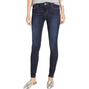 Prosperity Womens Mid Rise Skinny Jeans Denim Dark Blue Size 26 NWT - Picture 1 of 8