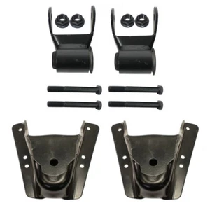 Grilletes de resorte de hoja trasera y perchas delanteras para camioneta Chevy 1973-1986 C10 - Imagen 1 de 6