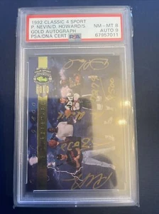 1992 SHAQUILLE O’NEAL Classic 4 Sport GOLD Autograph Rc PSA 8 9 Auto - Picture 1 of 3