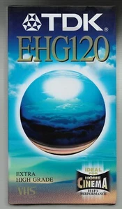 VHS VIDEOCASSETTA TDK 120 E-HG120 NUOVA SIGILLATA!!! - Picture 1 of 3