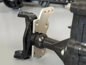 New Pair Aluminum Relocate Axle Link Shock Mount Tamiya 1/10 Clodbuster Bullhead - Picture 1 of 5
