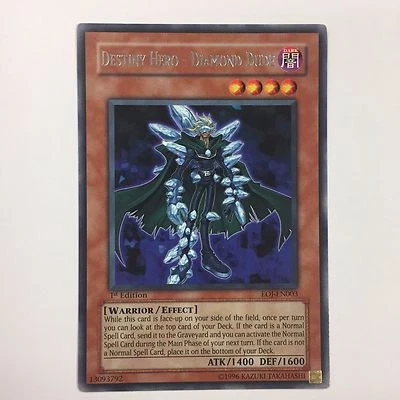 EOJ EN003 1ST ED 3X DESTINY HERO DIAMOND DUDE RARE CARDS - Image 1 of 2