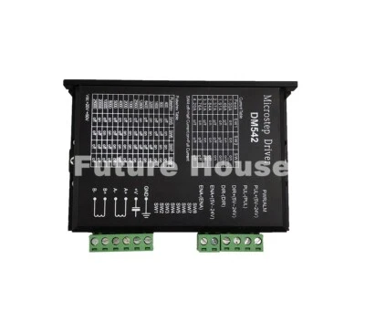 DM542 Stepper Motor Controller 4.2A 48VDC Digital Microstep for 57 86 Motor - Image 1 of 4