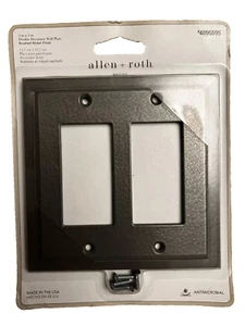 ALLEN + ROTH 5”x5” DOPPELWANDPLATTE GEBÜRSTET VERNICKELT 4896595 - Bild 1 von 2