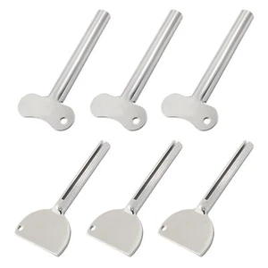 6 Pack Toothpaste Squeezer Metal Tube Key Toothpaste Roller for Paint Cream - Picture 1 of 5