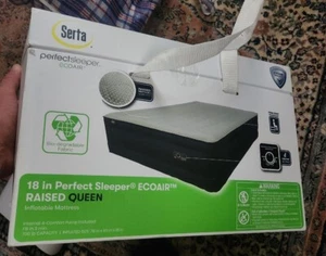 Serta 79812940 Inflatable Mattress, Size Queen - Blue/Gray - Picture 1 of 4