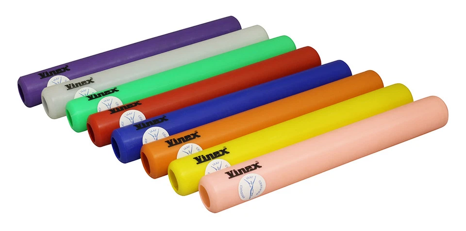 Relay Batons Senior Standard IAAF - Plastic - Set of 8 - Competition & Training - Image 1 of 1
