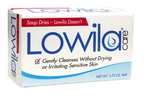 Jabón barra de cuidado Lowila 3,75 oz para pieles sensibles nuevo en caja descontinuado - raro - Imagen 1 de 1