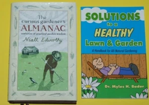 Lot 2 The Curious Gardeners Almanac +Solutions to a Healthy Lawn & Garden Books - Picture 1 of 6